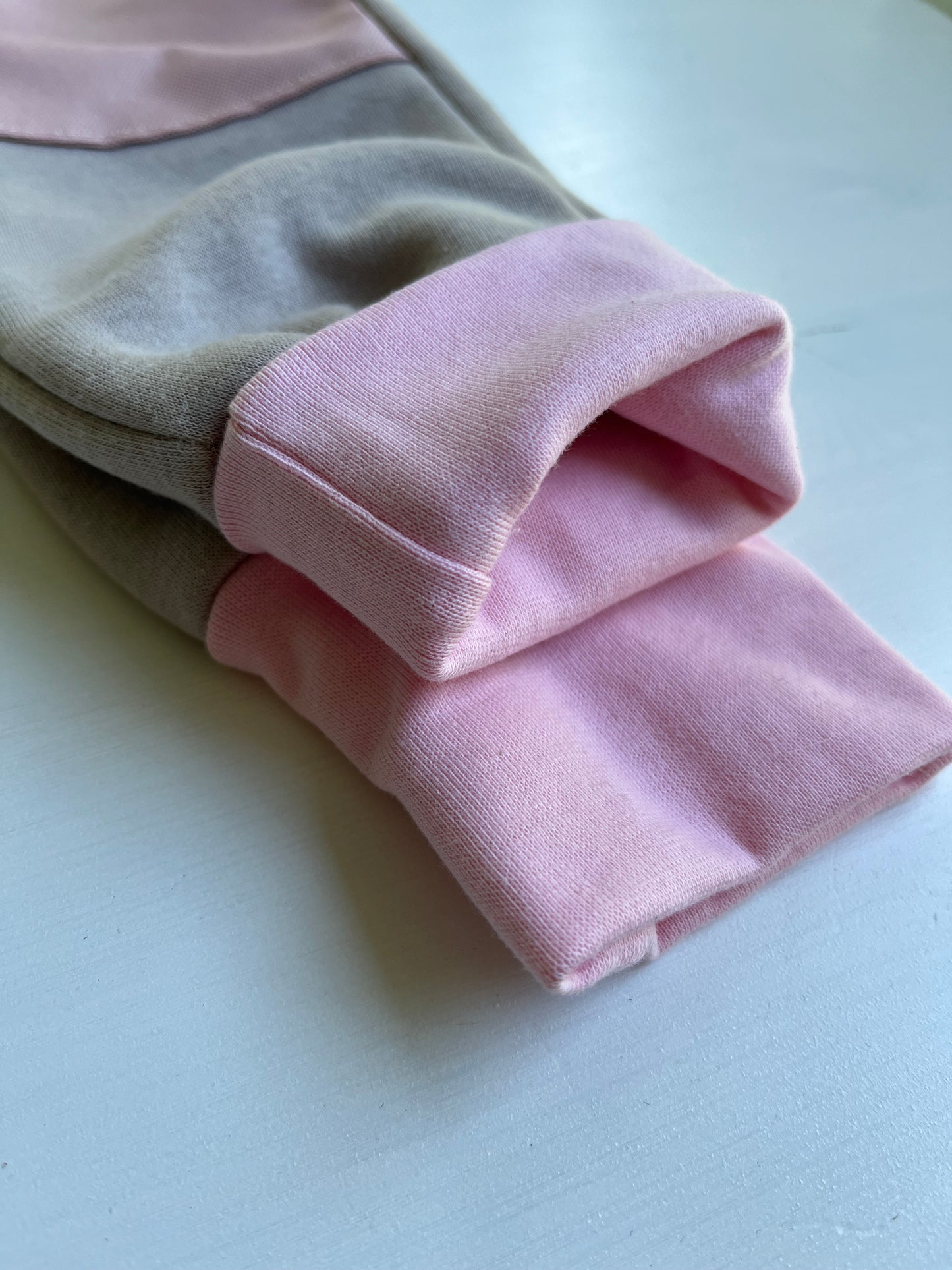 Päntzit koko 110, Beige/ vaaleanpunainen
