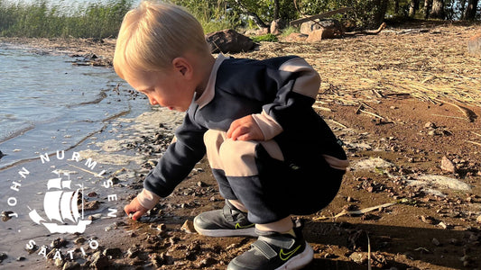 kestävät lasten housut itämerensininen väri