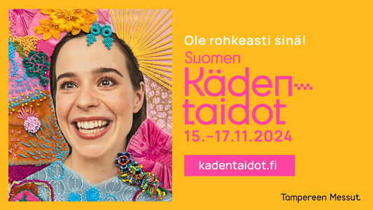 Vainio ensimmäistä kertaa Kädentaidot-messuilla Tampereella