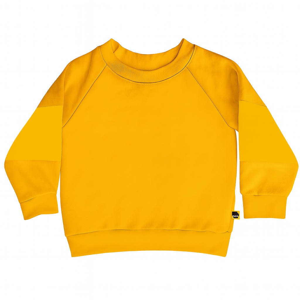 Lasten pitkähihainen paita // Keltainen