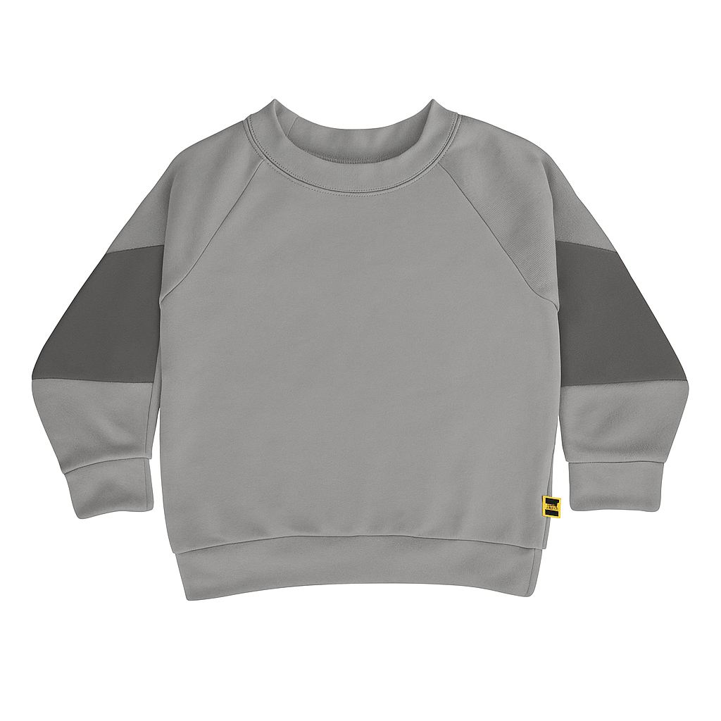 Lasten pitkähihainen paita // Harmaa