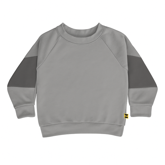 Lasten pitkähihainen paita // Harmaa