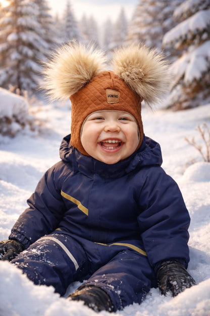 Merinovilla kypärämyssy | Savenpunainen