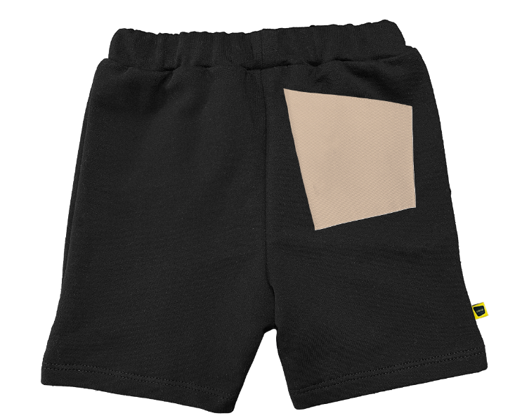 Lasten shortsit // Musta & beige