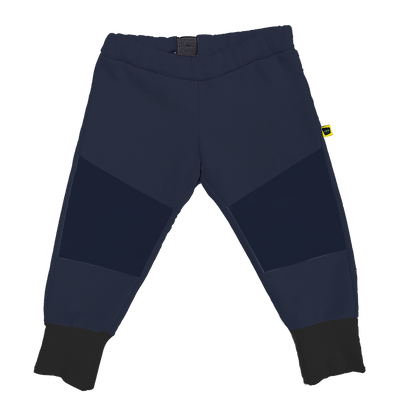 Kestävät lasten housut // Tummansininen & musta