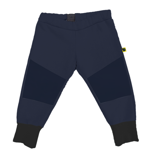 Kestävät lasten housut // Tummansininen & musta