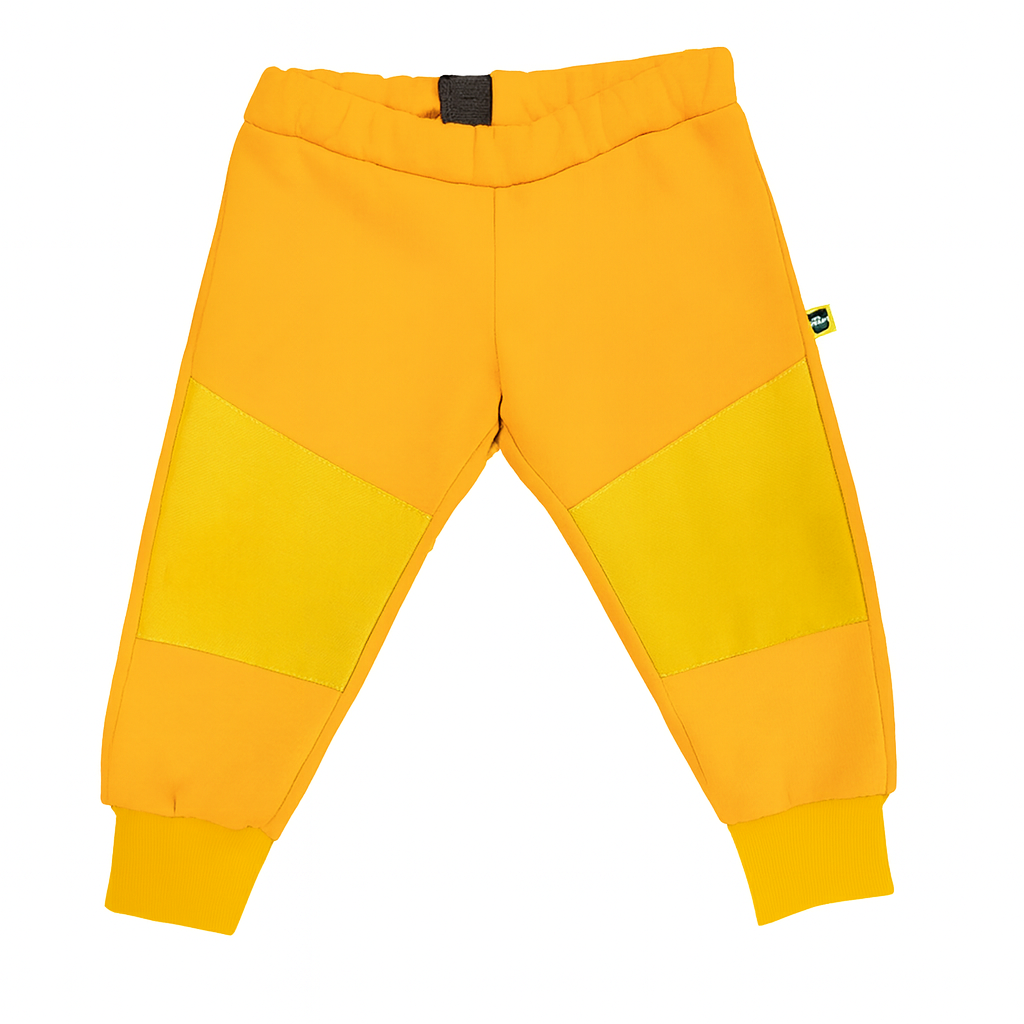 kestävät lasten housut keltainen – kotimaiset lastenvaatteet