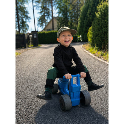 Lasten verkkarihousut // musta-vihreä