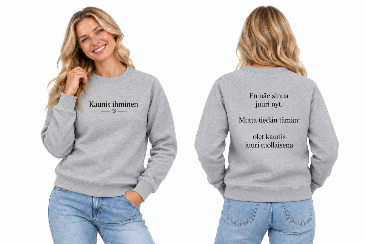 kaunis-college-grey – edestä ja takaa