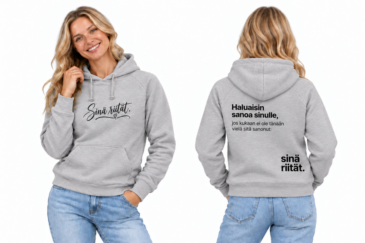 riitat-hoodie-grey – edestä ja takaa